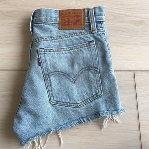 Levi's 501 Original High-Rise Cut-Off Jean Shorts